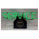 BREAK-NOT BATTERY "SERVICE" NEON