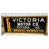 1958 SST FORD VICTORIA VA DEALER SIGN