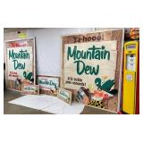 ORIG. PEPSI SNOWBALL SIGN W/ NEON