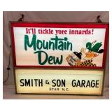 SIDE 2 VIEW MT. DEW LIGHTUP CAN SIGN