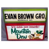 MT. DEW LIGHTUP CAN SIGN BOONVILLE NC