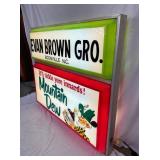 HARD TO FIND (2) MT. DEW CAN SIGNS