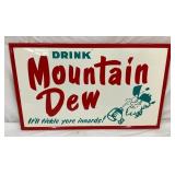 SST 1964 MT. DEW OLD STOCK SIGN