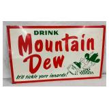SST 1965 MT. DEW SIGN W/ WILLIE