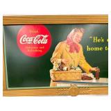 MEASURES 62X34 ORIG. FRAME W/ MARQUEE