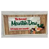 SST 1966 EMB. MT. DEW SIGN W/ WILLIE