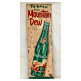 SST 1967 EMB. VERTICAL MT. DEW SIGN