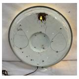 BACKVIEW DOUBLE BUBBLE CLOCK