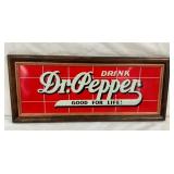 SST EMB. DR PEPPER CHECKER BOARD SIGN