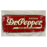 UNUSUAL METAL DR. PEPPER CHECKER BOARD