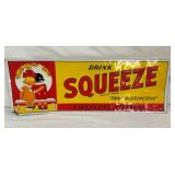 SST EMB. SQUEEZE DRINK SIGN W/ CHILDREN