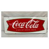 SSP COKE FISHTAIL SLED SIGN 44X16