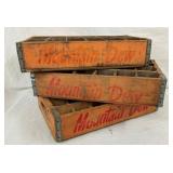 EARLY WOODEN MT. DEW CRATES CHARLSTON SC