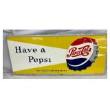 1956 SST EMB. HAVE A PEPSI SIGN W/ CAP