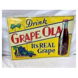 SST EMB. GRAPE OLA SIGN W/ BOTTLE