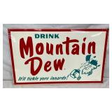 SST 1965 MT. DEW SIGN W/ WILLIE