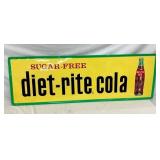 SST EMB. DIET RITE COLA SIGN