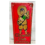 SST EMB. CLICQUOT CLUB SIGN