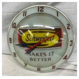 15" SCHWEIGERI DOUBLE BUBBLE CLOCK