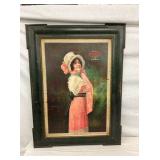 SIGN #2 RARE COKE "BETTY" TIN LITHO