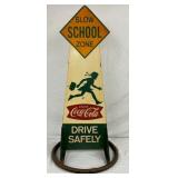 COKE FISHTAIL SIDEWALK SCHOOL CROSSING