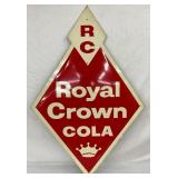 SST EMB ROYAL CROWN COLA DIAMOND SIGN