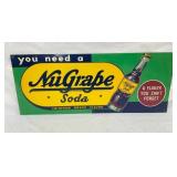 SST NUGRAPE SODA SIGN W/ BOTTLE