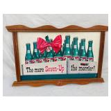 DS 7UP CARDBOARD W/ FRAME