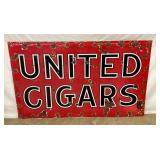 SSP UNITED CIGARS SIGN