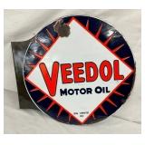 DSP VEEDOL STARBUST FLANGE SIGN