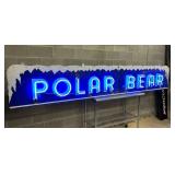 NICE BLUE NEON ICE CREAM SIGN