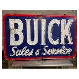 VIEW OF BUICK SIGN W/NEON TURNED OFF
