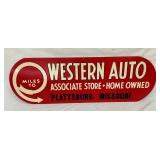 SST EMB. WESTERN AUTO SIGN
