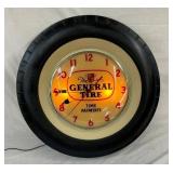 UNUSUAL GENERAL TIRE DEALER CLOCK