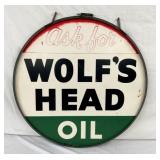 1954 DST WOLFS HEAD SWINGER SIGN