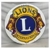 30" SSP LIONS INTERNATIONAL SIGN
