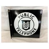 UNUSUAL DSP PUBLIC TELEPHONE FLANGE