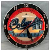 15" COLUMBIA BUILT DOUBLE BUBBLE CLOCK