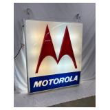 LIGHTUP MOTOROLA DEALER SIGN W/ BRACKET