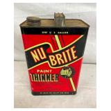 1G. NU BRITE THINNER CAN