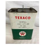 8LBS TEXACO GEAR OIL CAN
