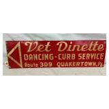 VET DINETTE DANCING SST SIGN