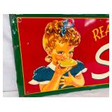 LITTLE MISS SUNBEAM, SELF FRAMED SIGN