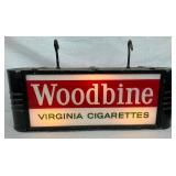LIGHTUP HANGING WOODBINE SIGN