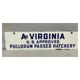 SIDE 2 VIEW VA HATCHERY SIGN