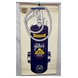 EARLY PAPER WHIZ SHOP SIGN 24X45