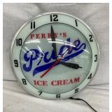 15IN PERRYS PRIDE DOUBLE BUBBLE CLOCK