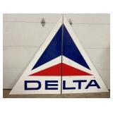ALUM. 2PC DELTA SIGN