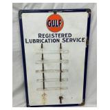 SSP GULF LUBRICATION GREASE GUN RACK 