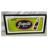 FRAMED GRAPETTE SODA CARDBOARD 